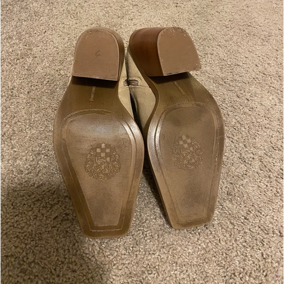 Vince Camuto Amtinda Square Toe Block Heel Leather Bootie Size 9 - Picture 4 of 4